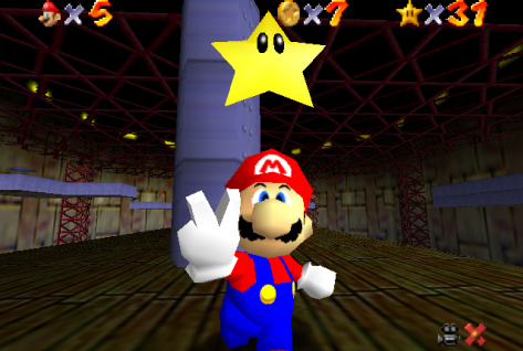 Super Mario em Super Mario 64 DS