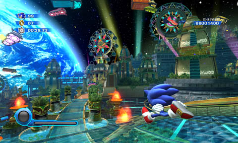 Sonic Colors Screenshot Wii