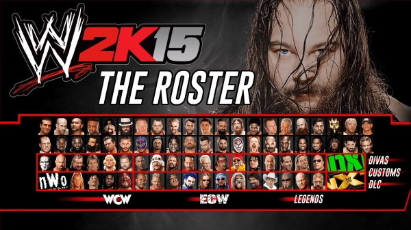 WWE 2K15 Roosters - Lutadores