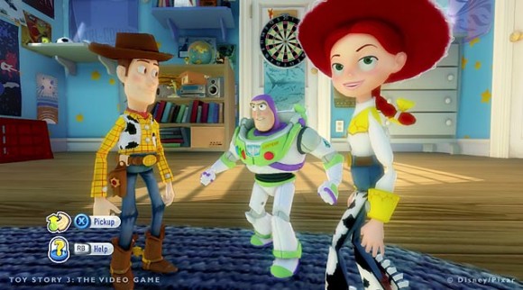 Toy Story 3 - Buzz, Woody e Jessie