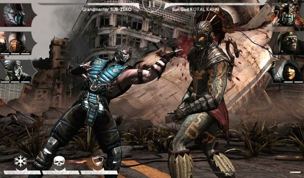 Mortal Kombat rodando no Android com Sub Zero