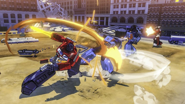 Escolha entre um dos personagens da franquia Transformers para completar as missões