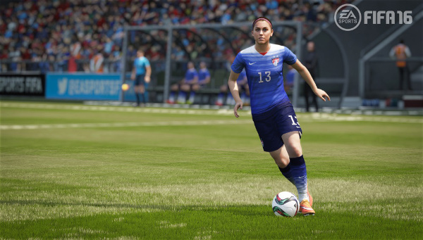 FIFA 16 é o primeiro jogo da franquia a incluir o futebol feminino