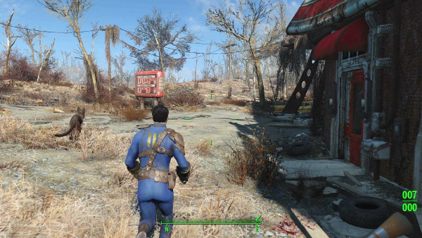 O mundo de Fallout 4 pode ser explorado livremente