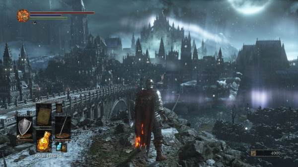 Dark Souls III traz de volta a dificuldade característica da franquia, com gráficos ainda melhores